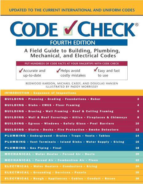Code Check: A Field Guide to Building a Safe House (Code Check: An Illustrated Guide to Building a Safe House) cover