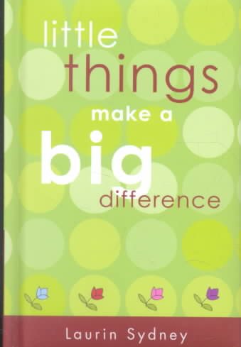 Little Things Make A Big Difference (Puffy Books) cover
