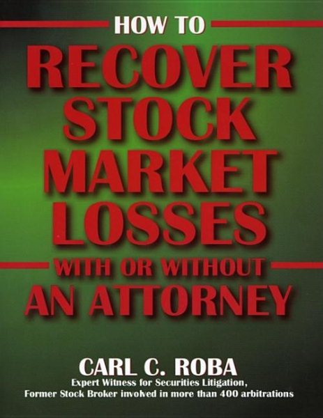 How to Recover Stock Market Losses with or Without an Attorney cover