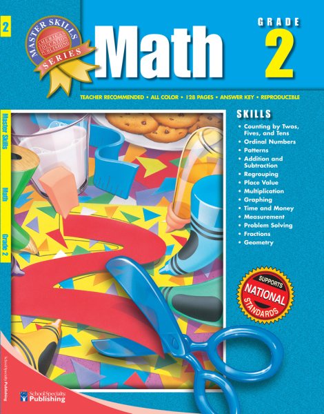Master Skills Math, Grade 2 cover