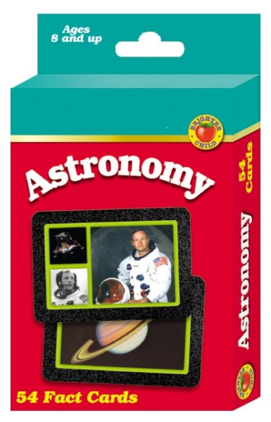 Astronomy Fact Cards (Brighter Child Fact Cards) cover