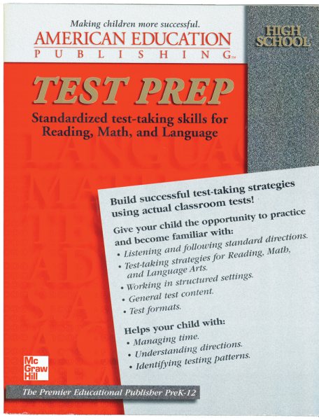 Test Prep, High School cover