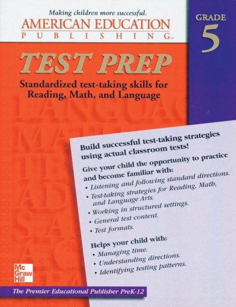 AEP Test Prep, Grade 5 cover
