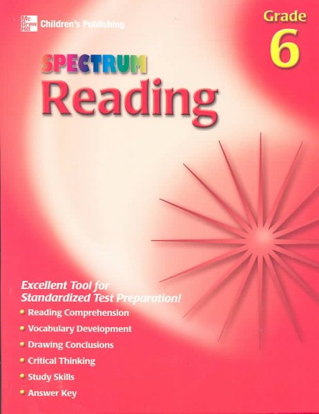 Spectrum Reading, Grade 6 (McGraw-Hill Learning Materials Spectrum) cover