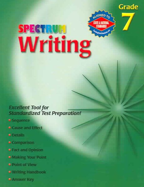 Spectrum Writing, Grade 7 (McGraw-Hill Learning Materials Spectrum) cover