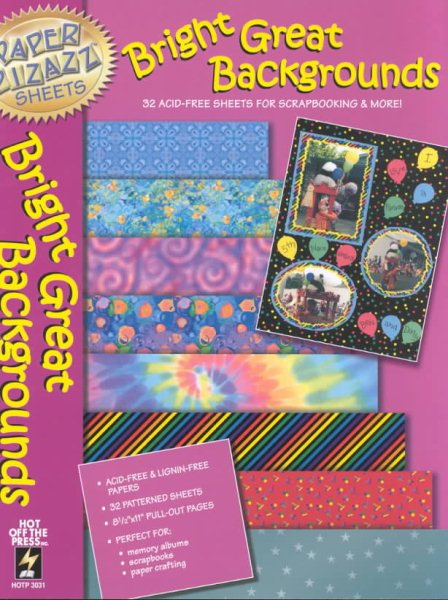 Paper Pizazz: Bright Great Backgrounds cover