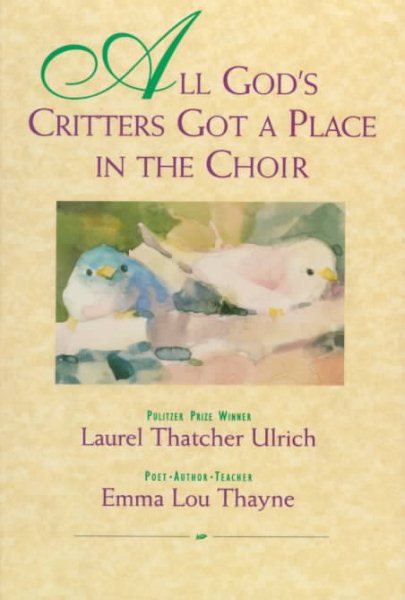 All God's Critters Got a Place in the Choir cover