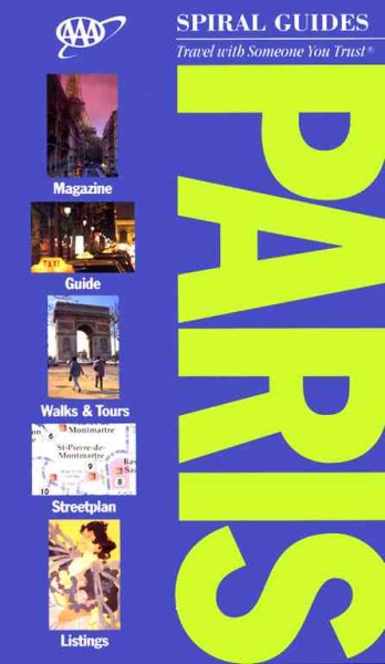 Paris (Aaa Spiral Guides) cover