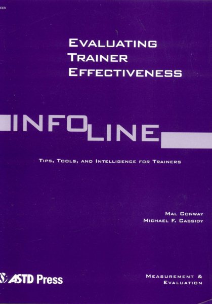 Evaluating Trainer Effectiveness cover