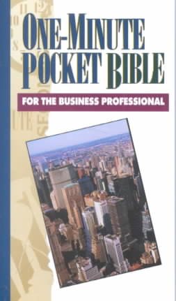 One-Minute Pocket Bible for the Business Professional: The New King James Version (One-Minute Pocket Bible Series) cover