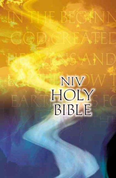 NIV, Outreach Bible, Paperback, Orange/Blue cover