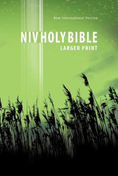 NIV, New Testament, Large Print, Paperback, Green cover