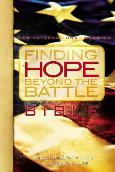 NIV, Finding Hope Beyond the Battle Bible, Paperback cover