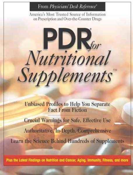 PDR for Nutritional Supplements cover