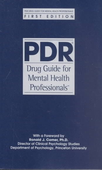 PDR Drug Guide for Mental Health Professionals cover