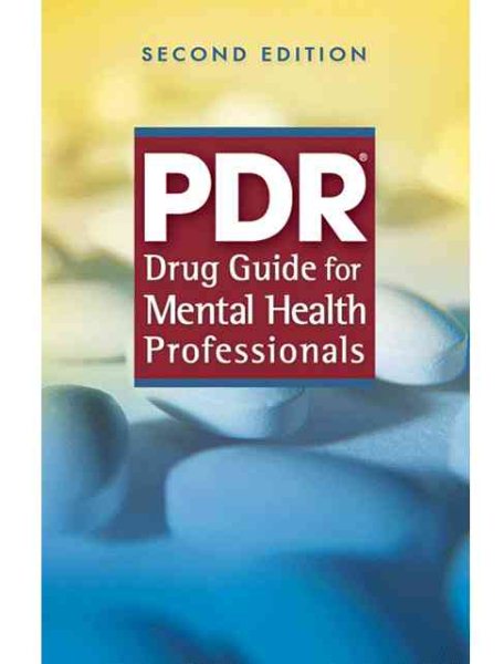 PDR Drug Guide for Mental Health Professionals cover