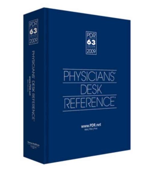 Physicians' Desk Reference 2009 (PDR, 63rd Edition) cover