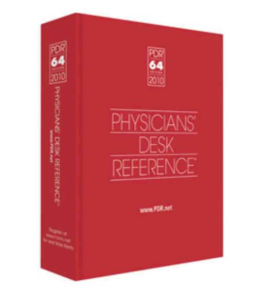 PDR: Physicians Desk Reference 2010 (Physicians' Desk Reference (Pdr)) cover
