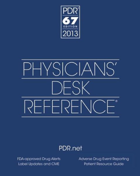 Physicians' Desk Reference 2013 (Physicians' Desk Reference (PDR)) cover