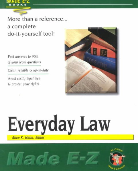 Everyday Law: Made E-Z (Made E-Z Guides) cover