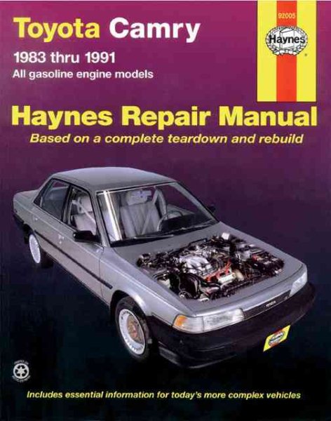 Toyota Camry, 1983-1991 (Haynes Manuals) cover