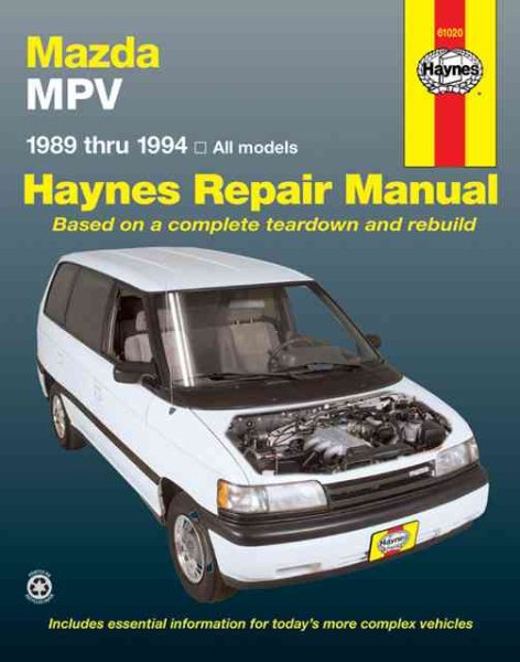 Mazda MPV Van, '89'94 (Haynes Repair Manual) cover