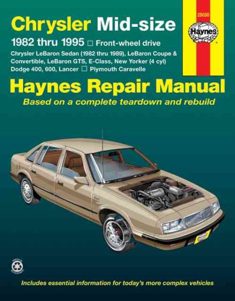 Chrysler Mid-size FWD (82-95) Haynes Repair Manual cover