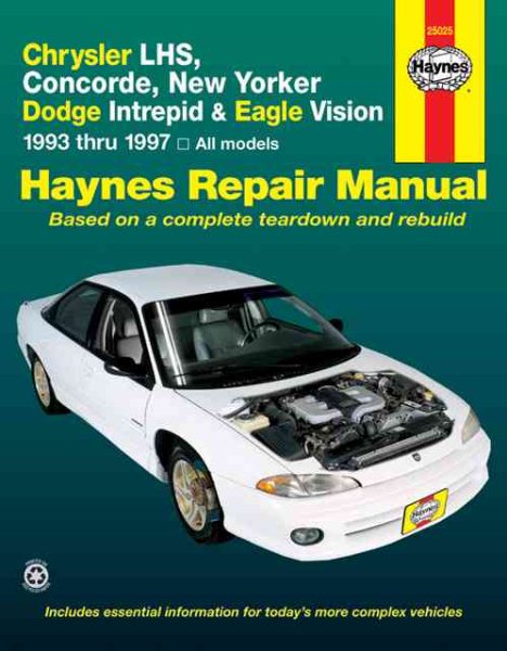 Chrysler LHS, Concorde, New Yorker, & Dodge Intrepid & Eagle Vision (93-97) Haynes Repair Manual cover