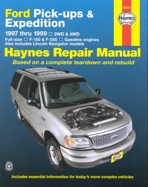 Haynes Repair Manual: Ford Pick-ups & Expedition 1997 thru 1999 (Haynes) cover