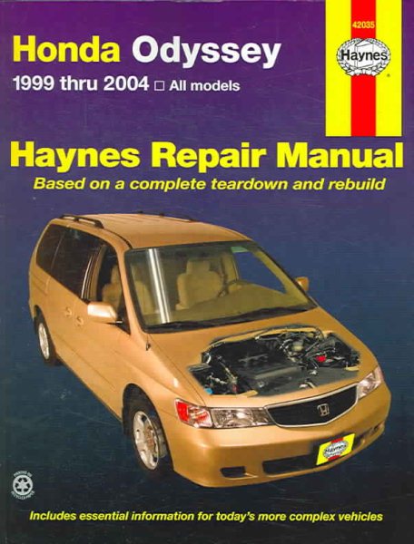Honda Odyssey 1999-2004 (Haynes Repair Manuals)