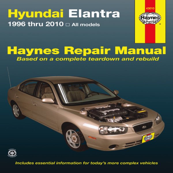 Hyundai Elantra: 1996 thru 2010 (Haynes Repair Manual) cover