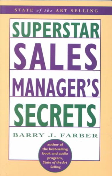 Superstar Sales Manager's Secrets (State of the Art Selling) cover
