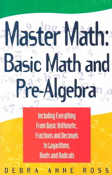 Master Math: Basic Math and Pre-Algebra (Master Math Series) cover