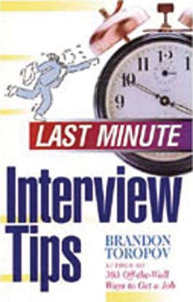Last Minute Interview Tips (Last Minute Series) cover