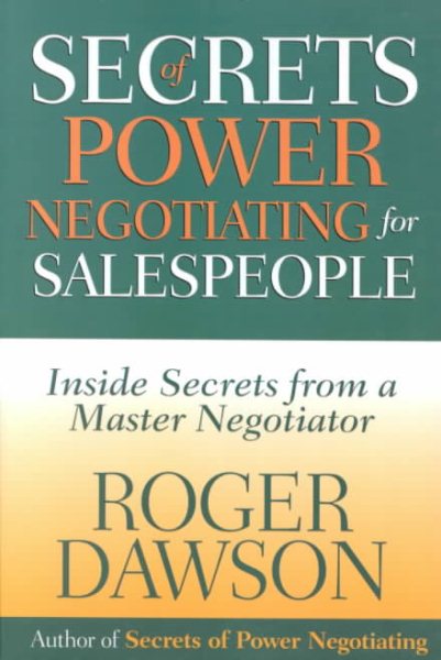 Secrets of Power Negotiating for Salespeople cover