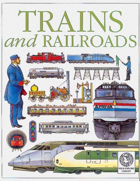 Trains & Railroads (See & Explore Library) cover