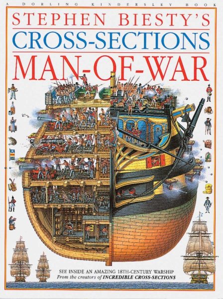 Stephen Biesty's Cross-Sections: Man-Of-War cover