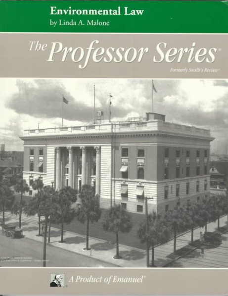 Environmental Law (The Professor Series) cover