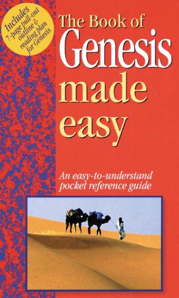 Book of Genesis Made Easy: An Easy-To-Understand Pocket Reference Guide (Bible Made Easy) cover