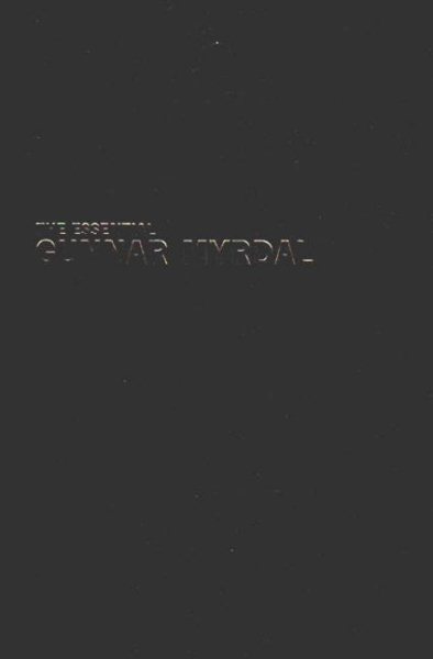 The Essential Gunnar Myrdal (New Press Essential Series) cover