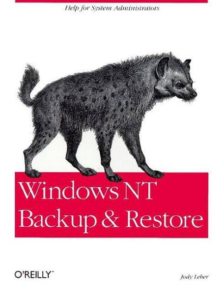 Windows NT Backup & Restore cover