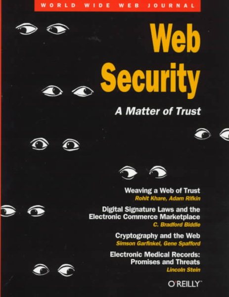 Web Security: A Matter of Trust: World Wide Web Journal: Volume 2, Issue 3 cover