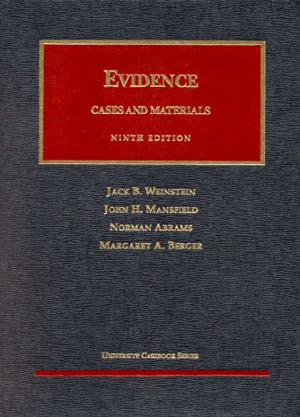 Evidence (University Casebook Series) cover