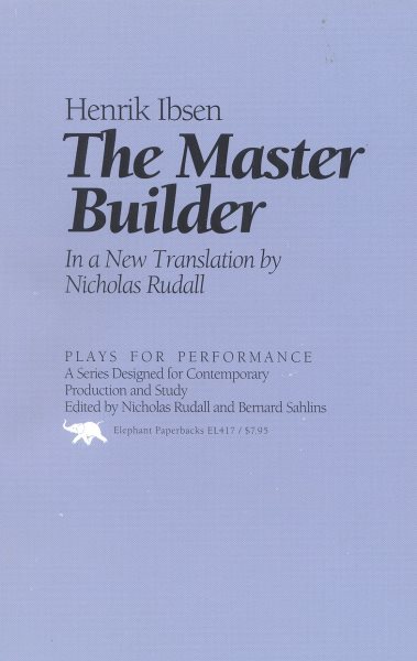 The Master Builder (Plays for Performance Series) cover