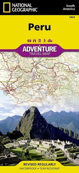 Peru Map (National Geographic Adventure Map, 3404) cover