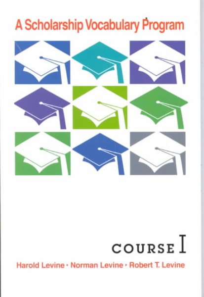 Scholarship Vocabulary Program: Course 1 cover