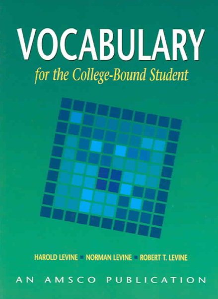 Vocabulary for the College Bound Student cover