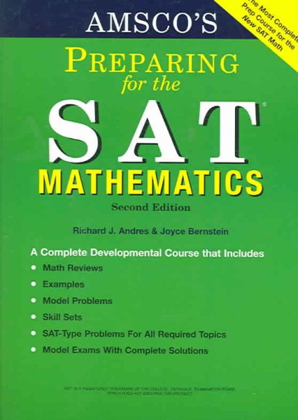 Amsco's Preparing for the Sat: Mathematics cover