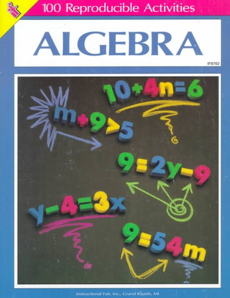 Algebra: 100 Reproducible Activities cover