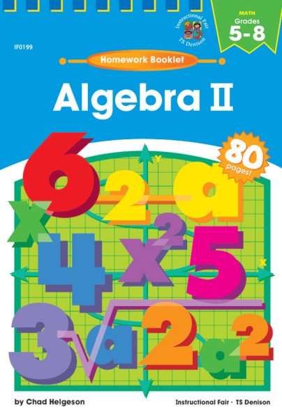 A Homework Booklet Algebra II Homework cover